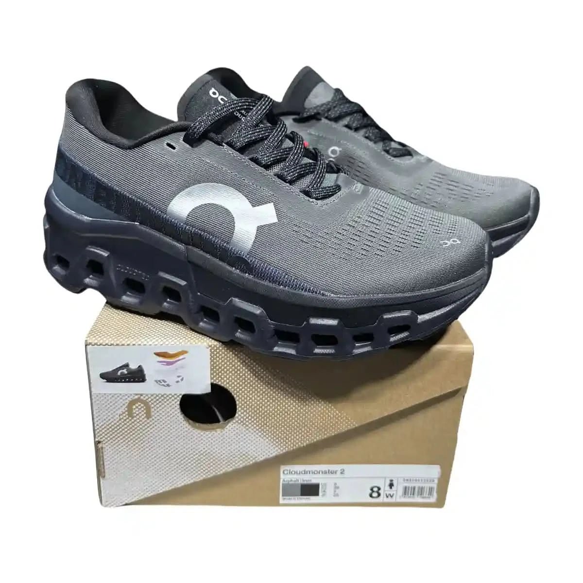 On Cloudmonster 2 Women's Almond/Iron Black - Onsrunners