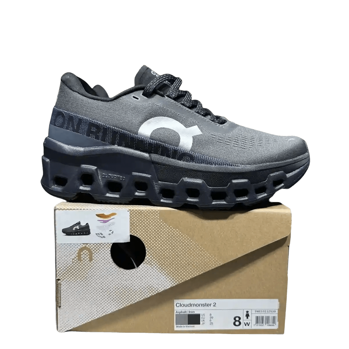 On Cloudmonster 2 Women's Almond/Iron Black - Onsrunners