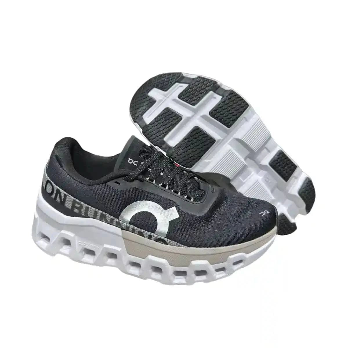 On Cloudmonster 2 Women's Black/Mist White - Onsrunners