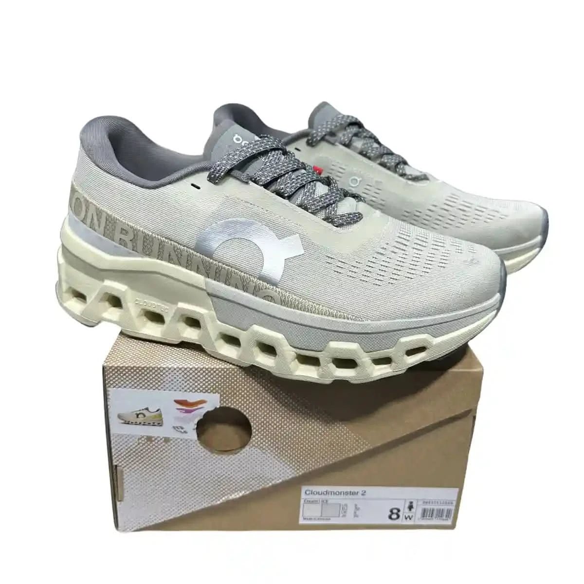 On Cloudmonster 2 Women's Cream/Ice White - Onsrunners