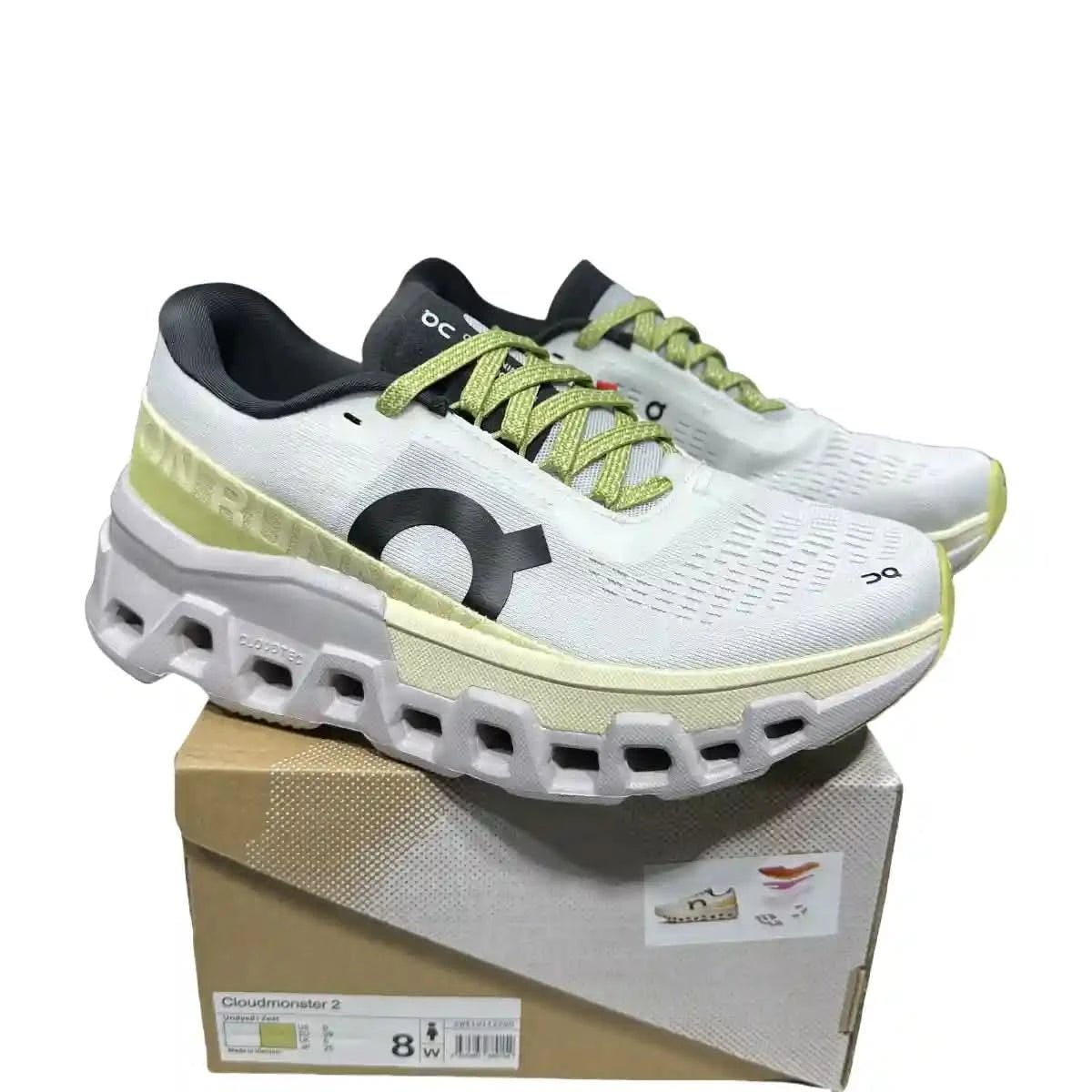 On Cloudmonster 2 Women's Undyed Natural Lemon Yellow - Onsrunners