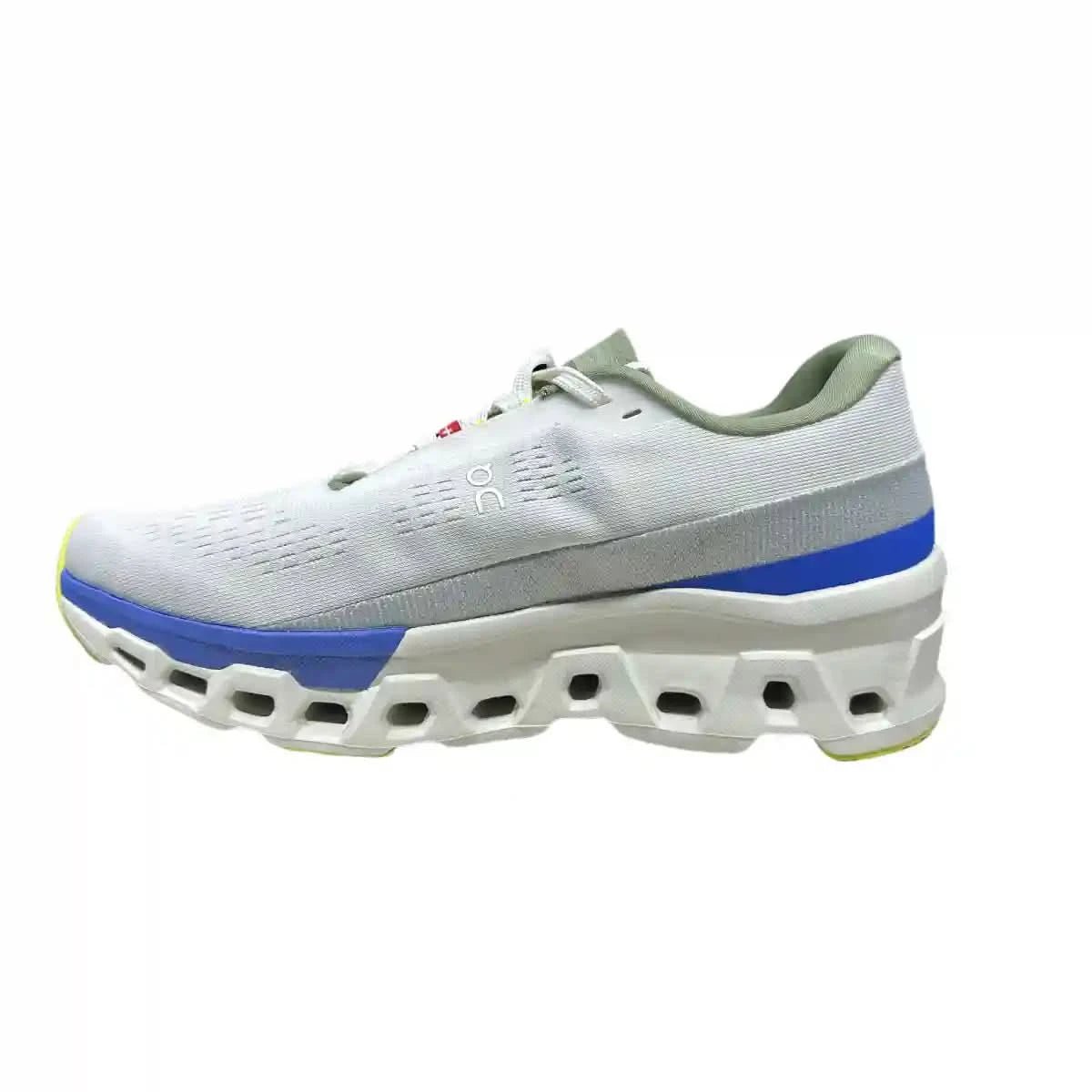 On Cloudmonster 2 Women's White/Cyan Blue - Onsrunners