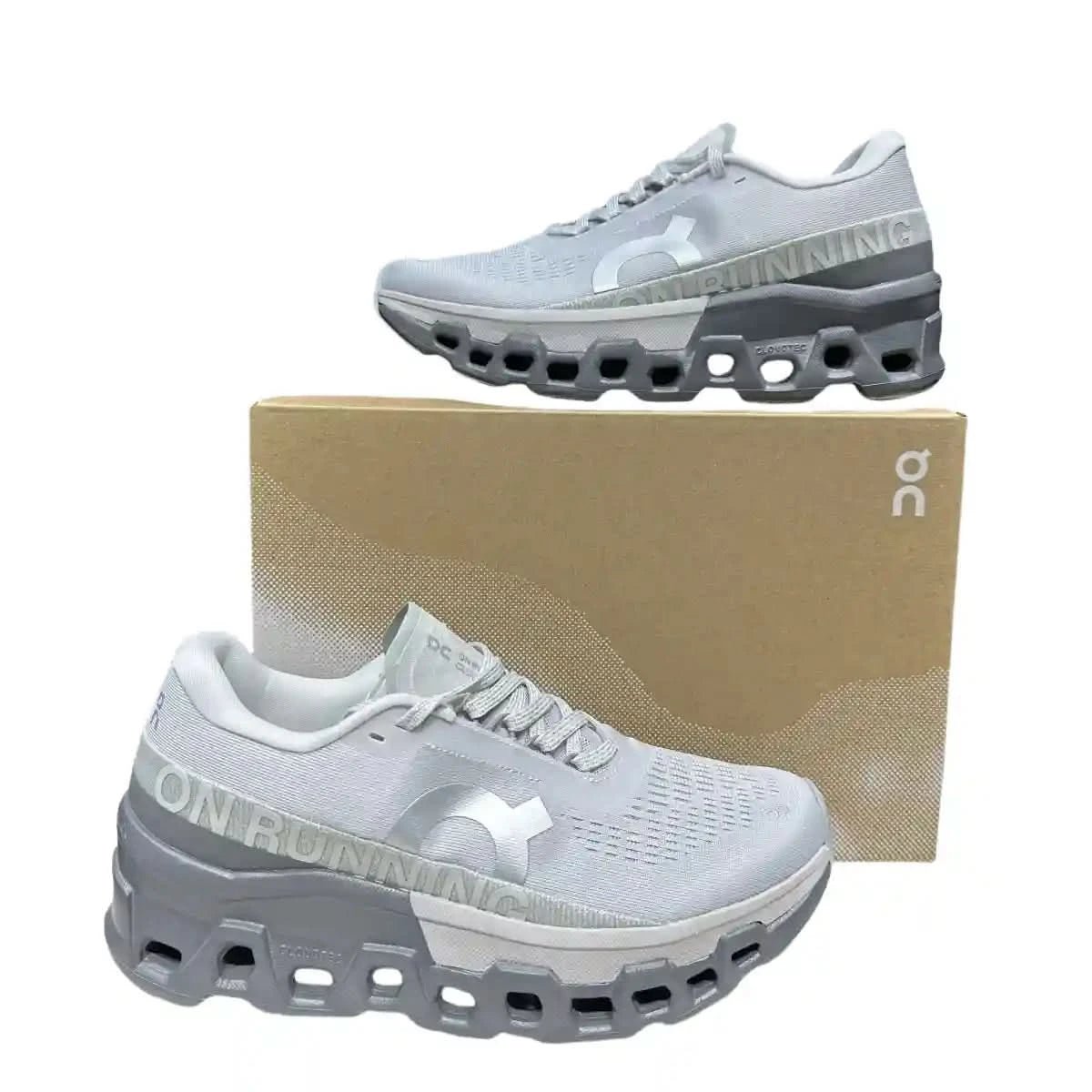 On Cloudmonster 2 Women's White/Gray - Onsrunners