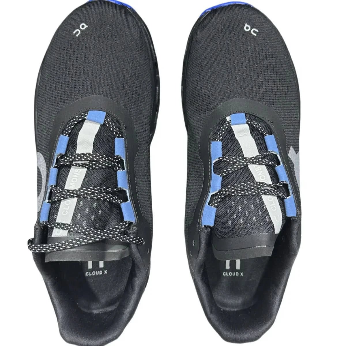 On Cloudmonster Men's Black/Blue - Onsrunners