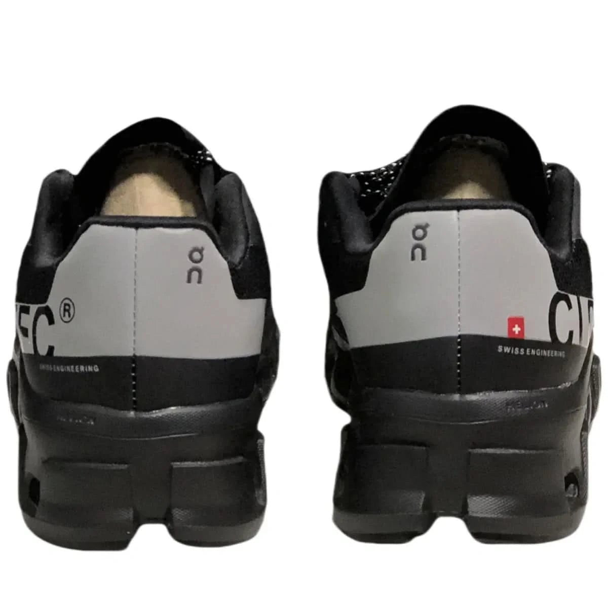 On Cloudmonster Men's Black/Silver - Onsrunners