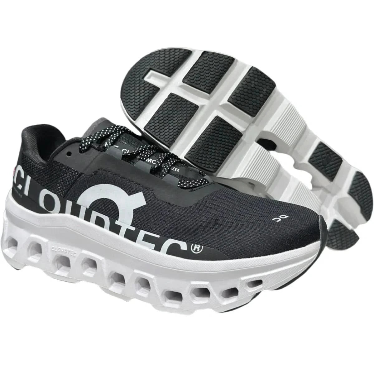 On Cloudmonster Men's Black/White - Onsrunners
