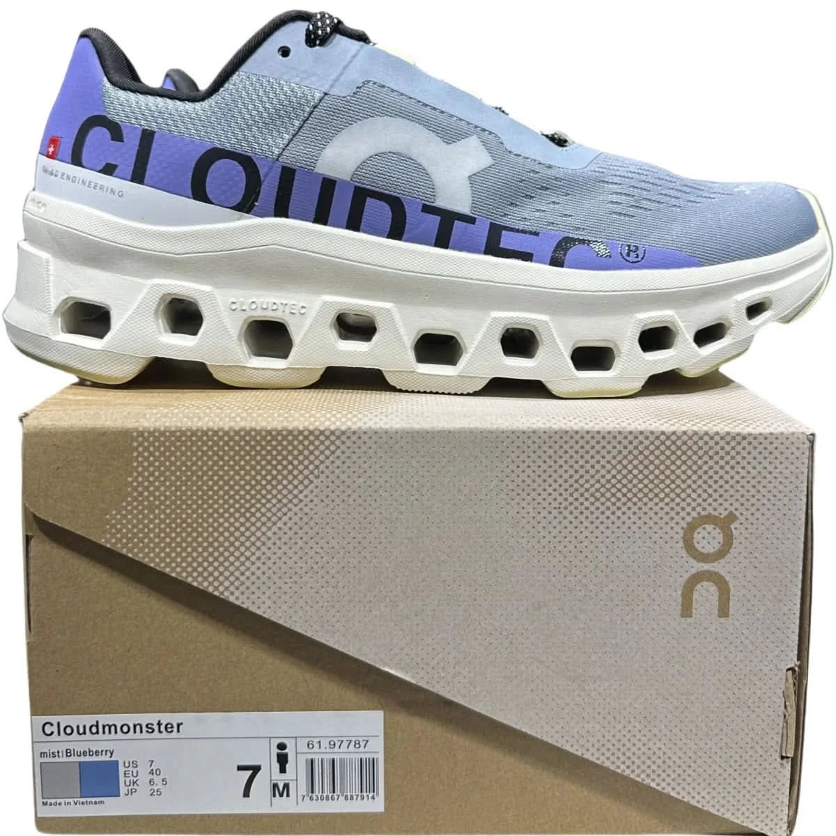 On Cloudmonster Men's Blueberry/Purple - Onsrunners