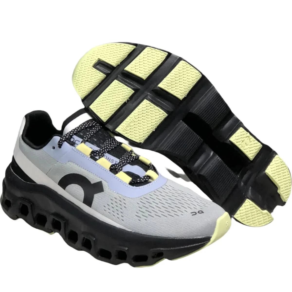 On Cloudmonster Women's Black/Grey - Onsrunners