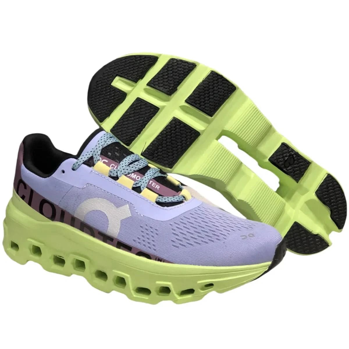 On Cloudmonster Women's Green/Blue - Onsrunners