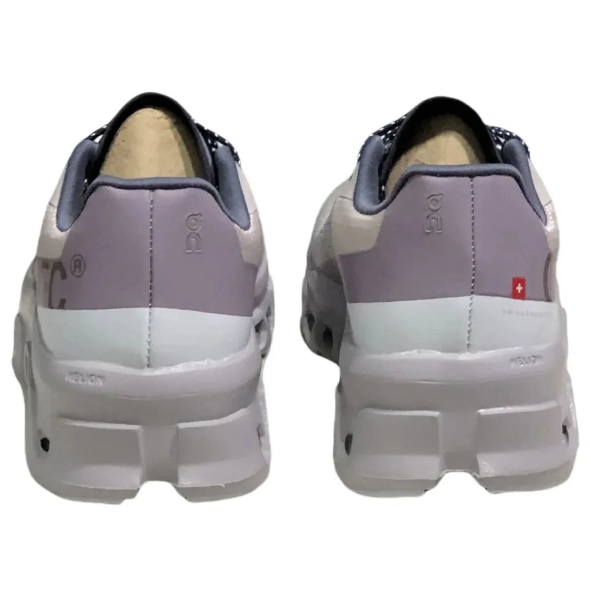 On Cloudmonster Women's Grey/Purple - Onsrunners