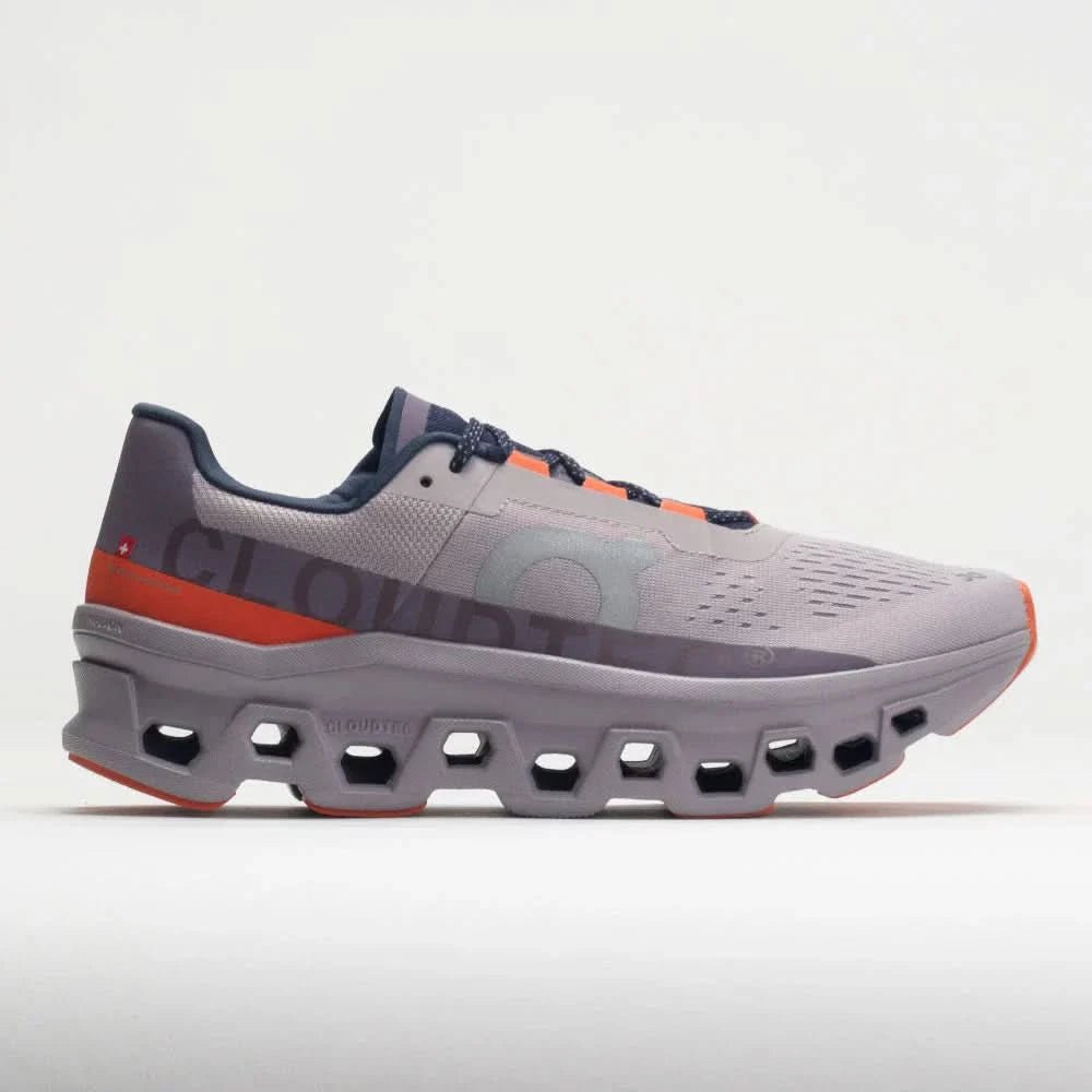On Cloudmonster Women's Pearl/Flame - Onsrunners