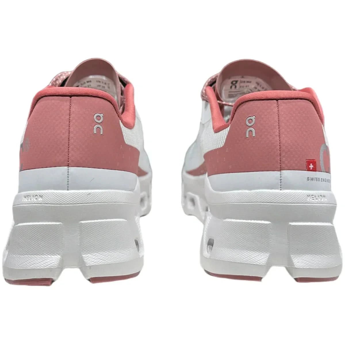 On Cloudmonster Women's White/Red - Onsrunners