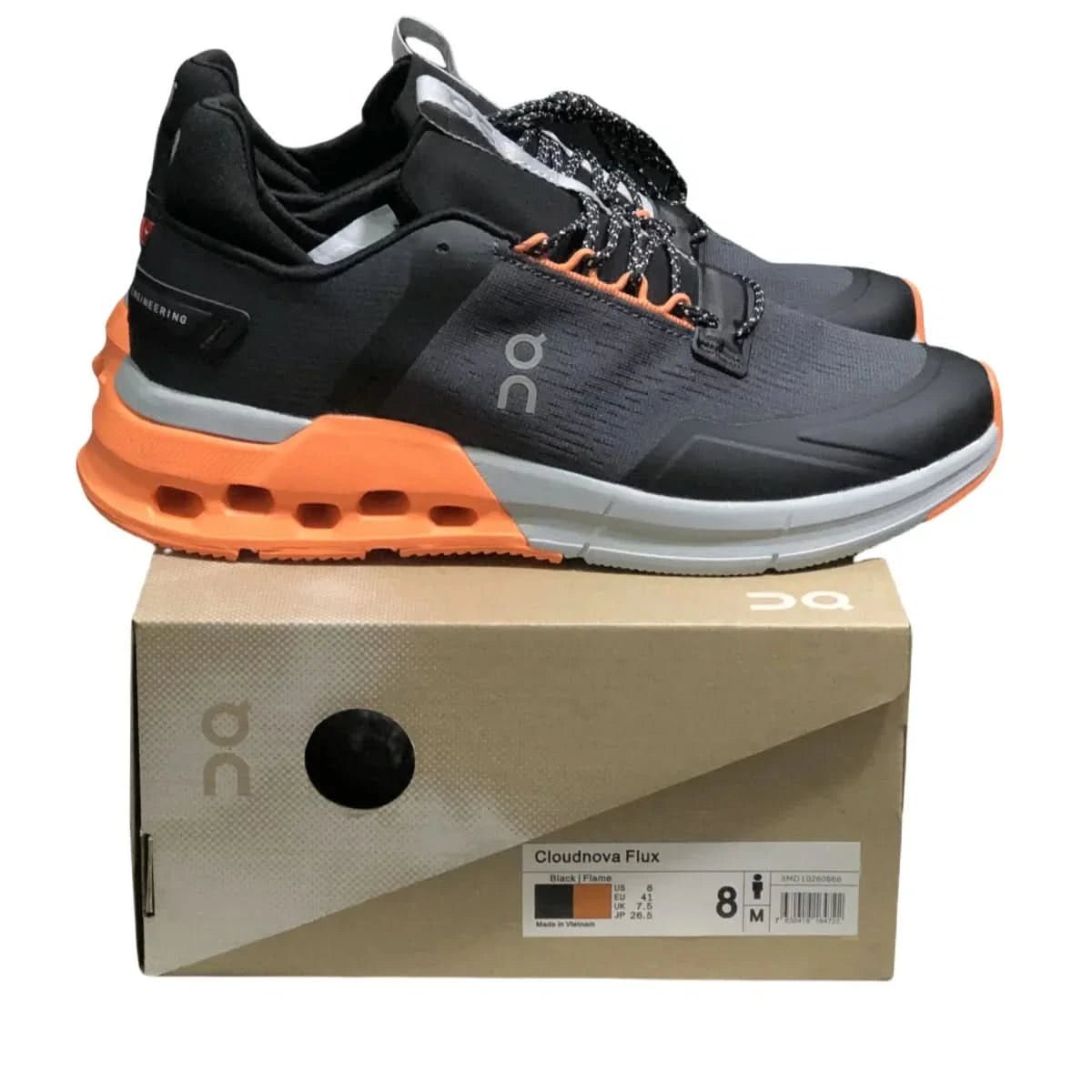 On Cloudnova Flux Women's Black/Flame - Onsrunners
