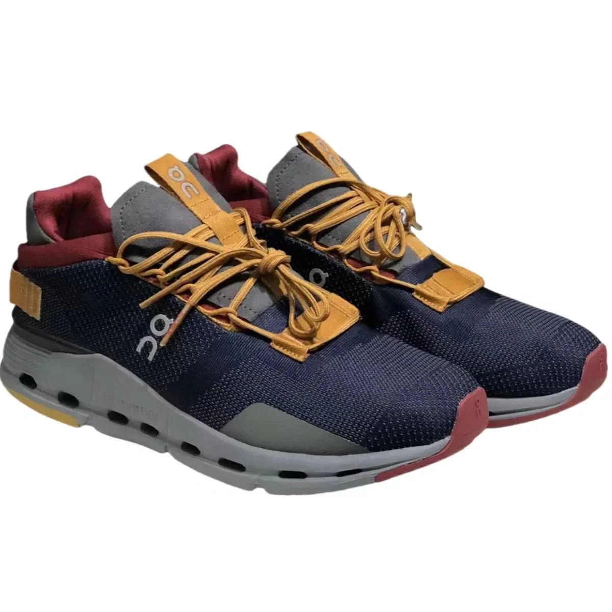 On Cloudnova Women's Gray/Blue - Onsrunners