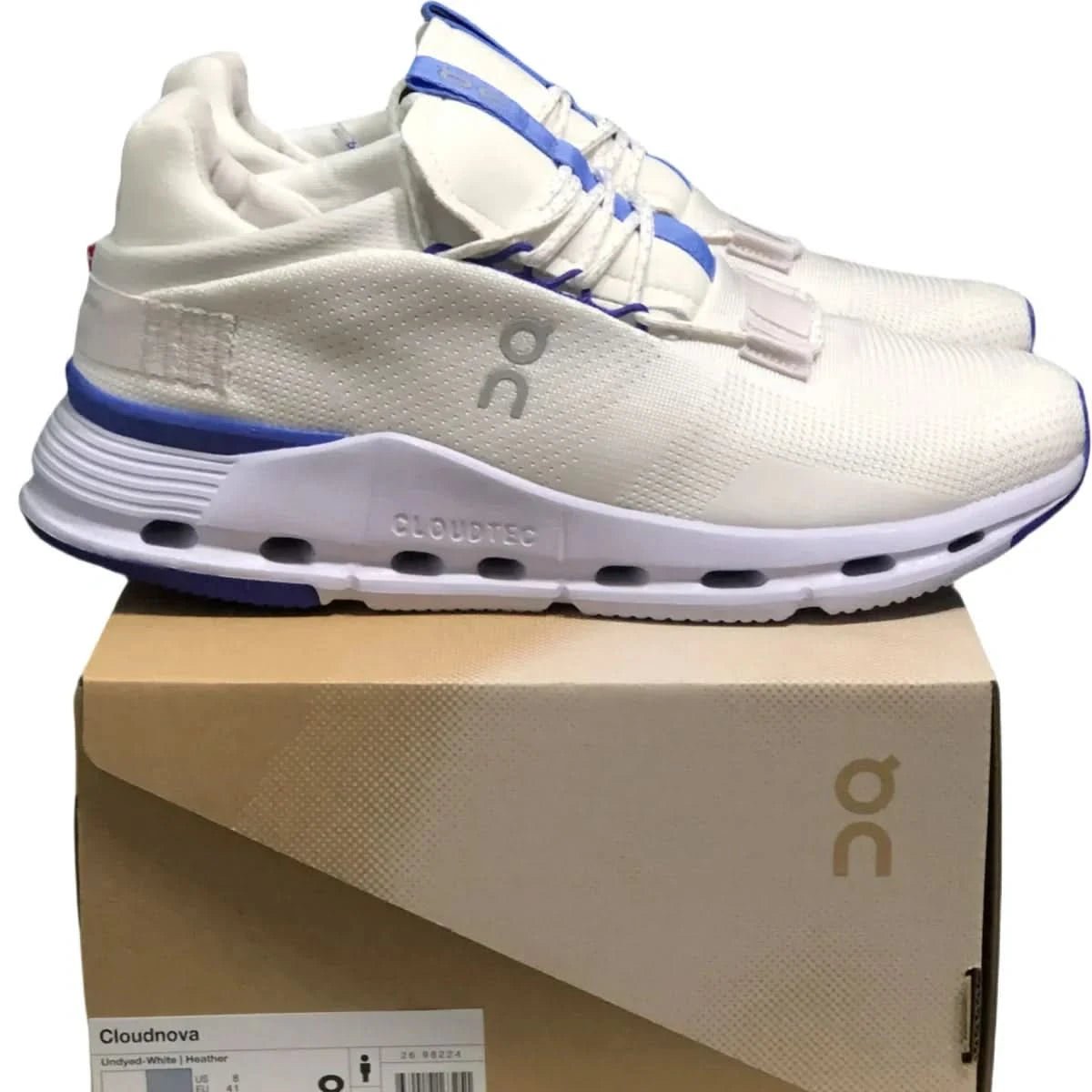 On Cloudnova Women's White/Blue - Onsrunners