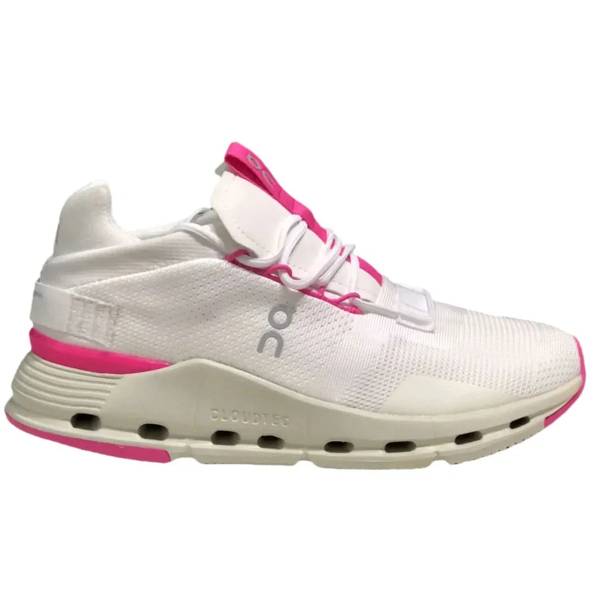 On Cloudnova Women's White/Pink - Onsrunners