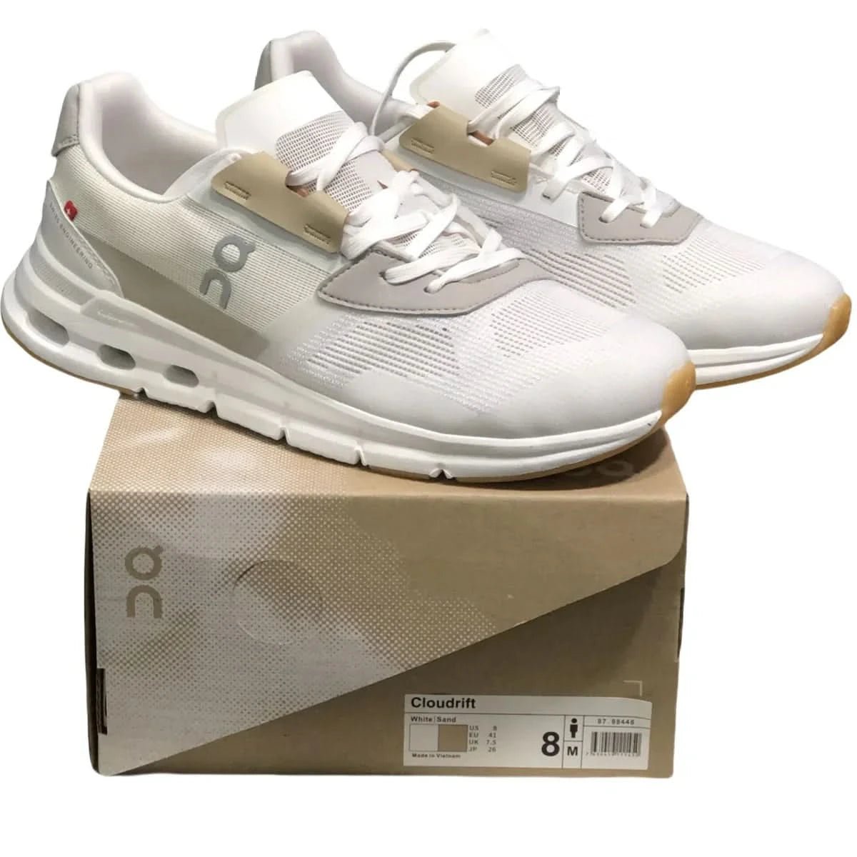 On Cloudrift Men's White/Flexure - Onsrunners
