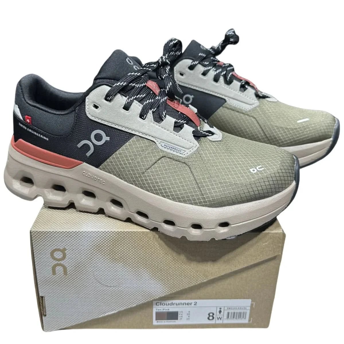 On Cloudrunner 2 Waterproof Women's Brown/Green - Onsrunners