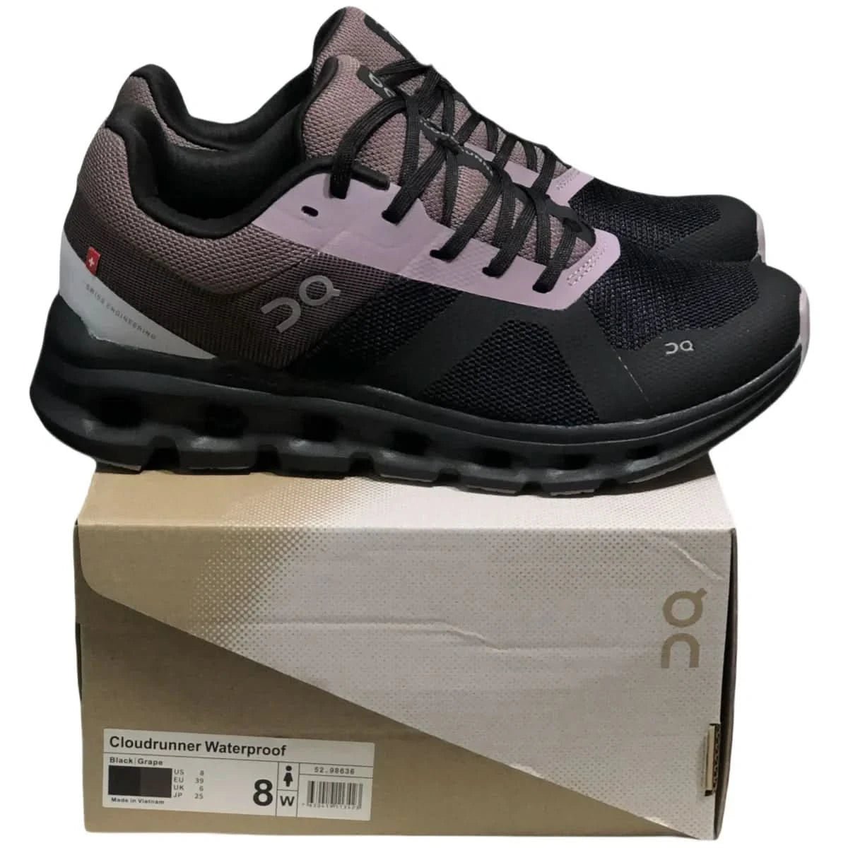 On Cloudrunner Women's Black/Brown - Onsrunners
