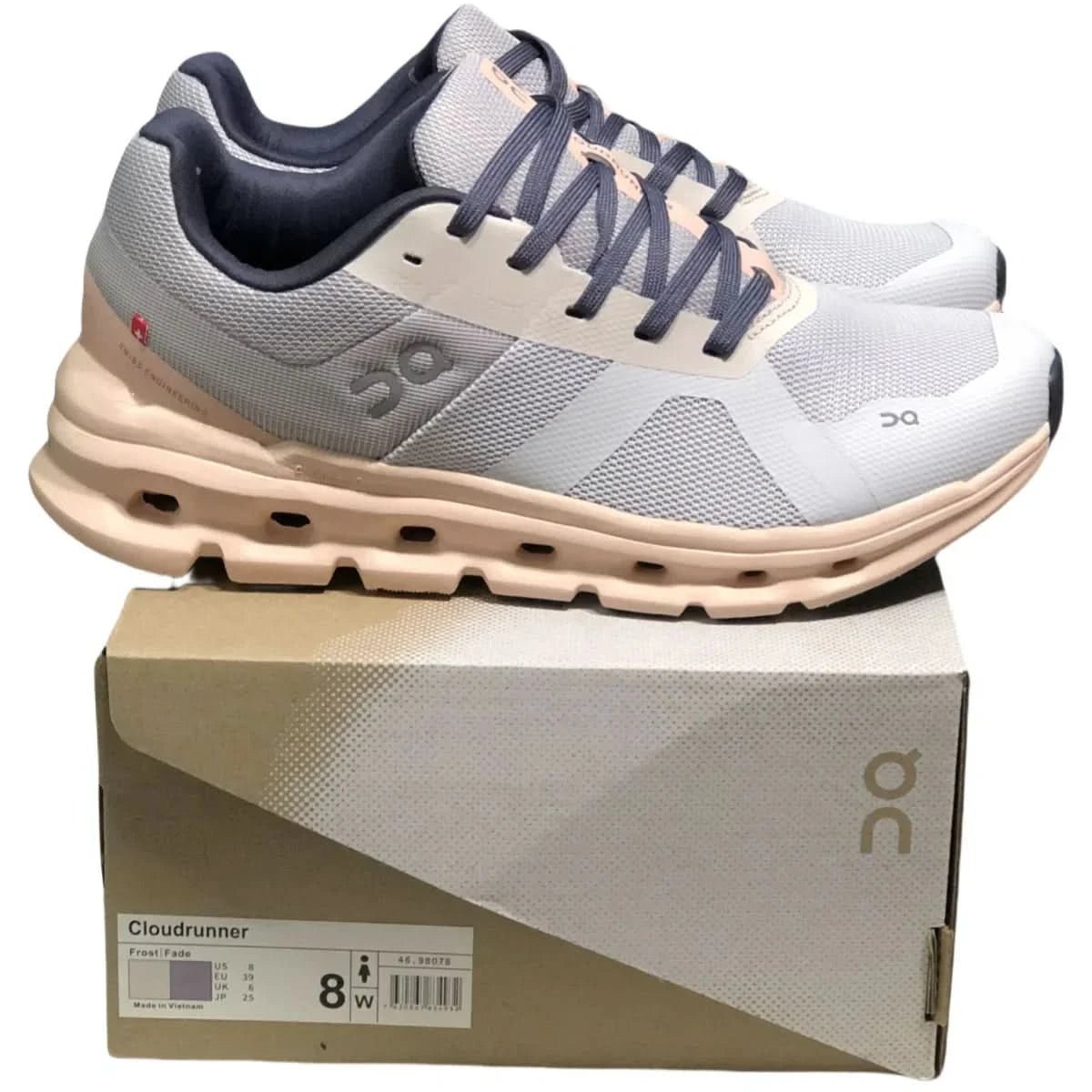 On Cloudrunner Women's Gray/Pink - Onsrunners