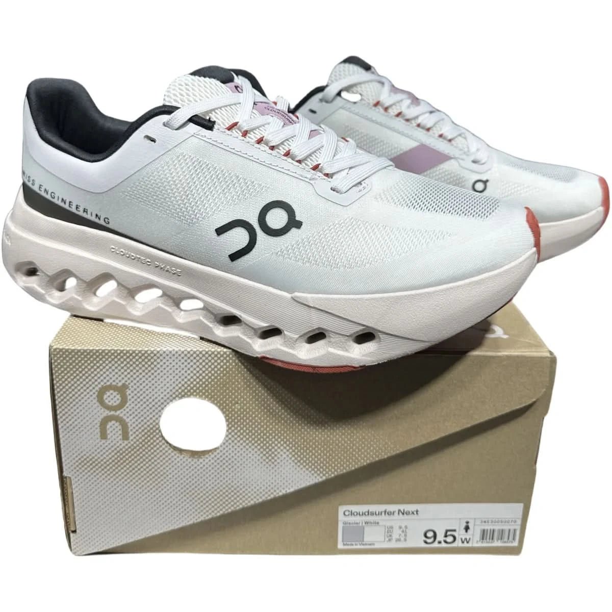 On Cloudsurfer Next Women's White/Flame - Onsrunners