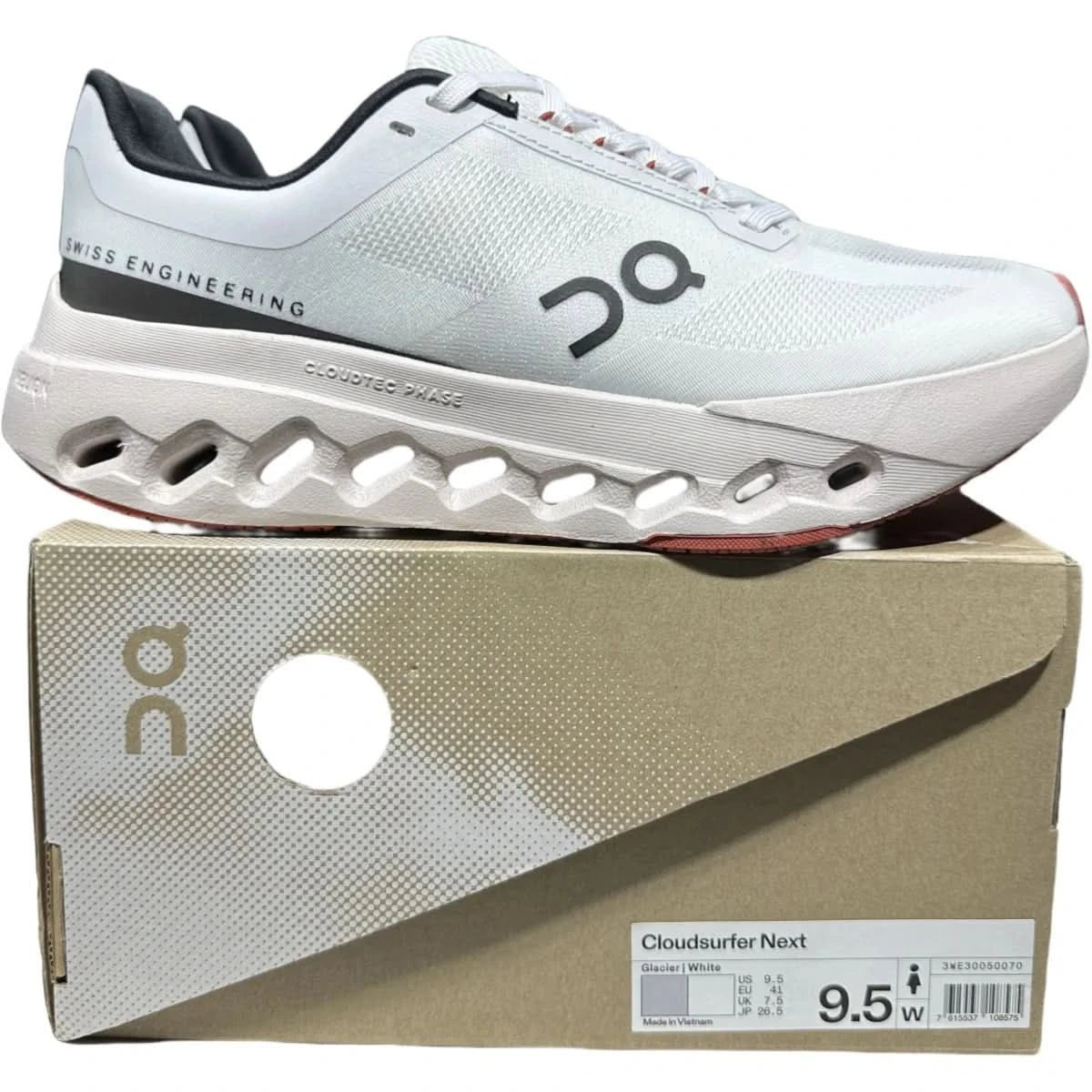 On Cloudsurfer Next Women's White/Flame - Onsrunners