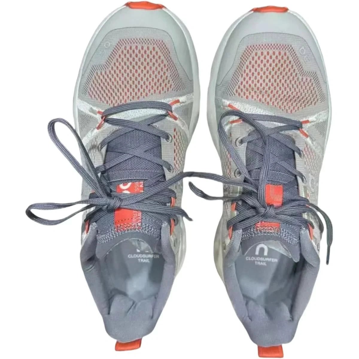 On Cloudsurfer Trail Waterproof Men's Gray/White - Onsrunners
