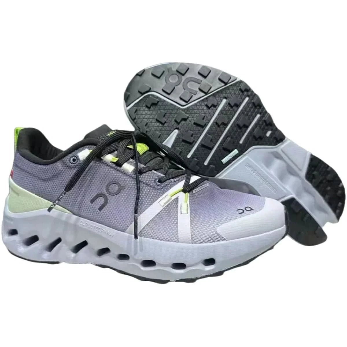 On Cloudsurfer Trail Waterproof Women's Black/Heather - Onsrunners