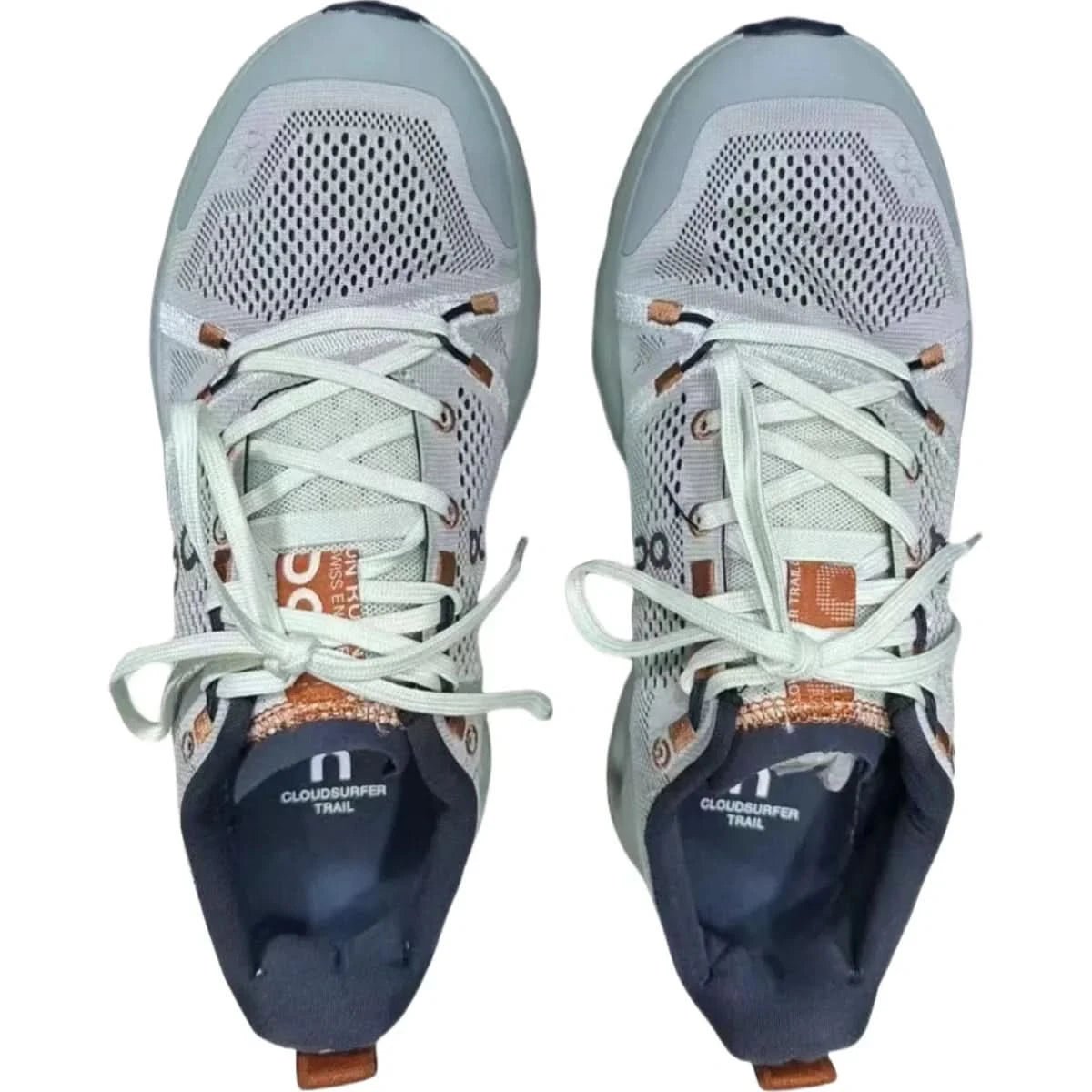 On Cloudsurfer Trail Waterproof Women's Gray/Green - Onsrunners