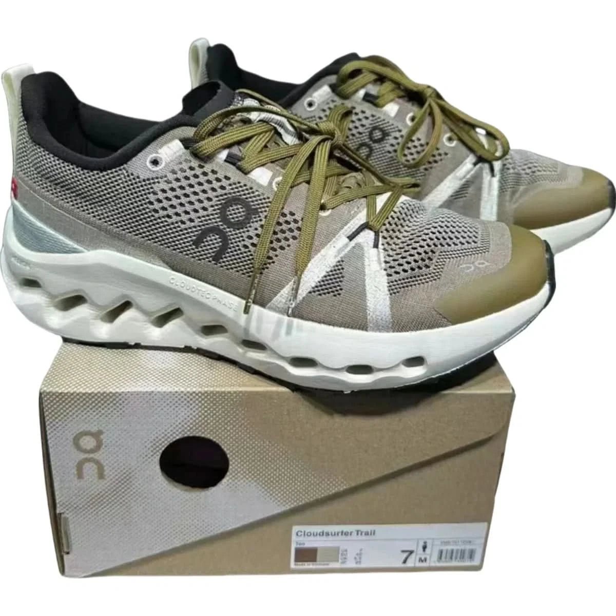 On Cloudsurfer Trail Waterproof Women's Seedling/Lilac - Onsrunners