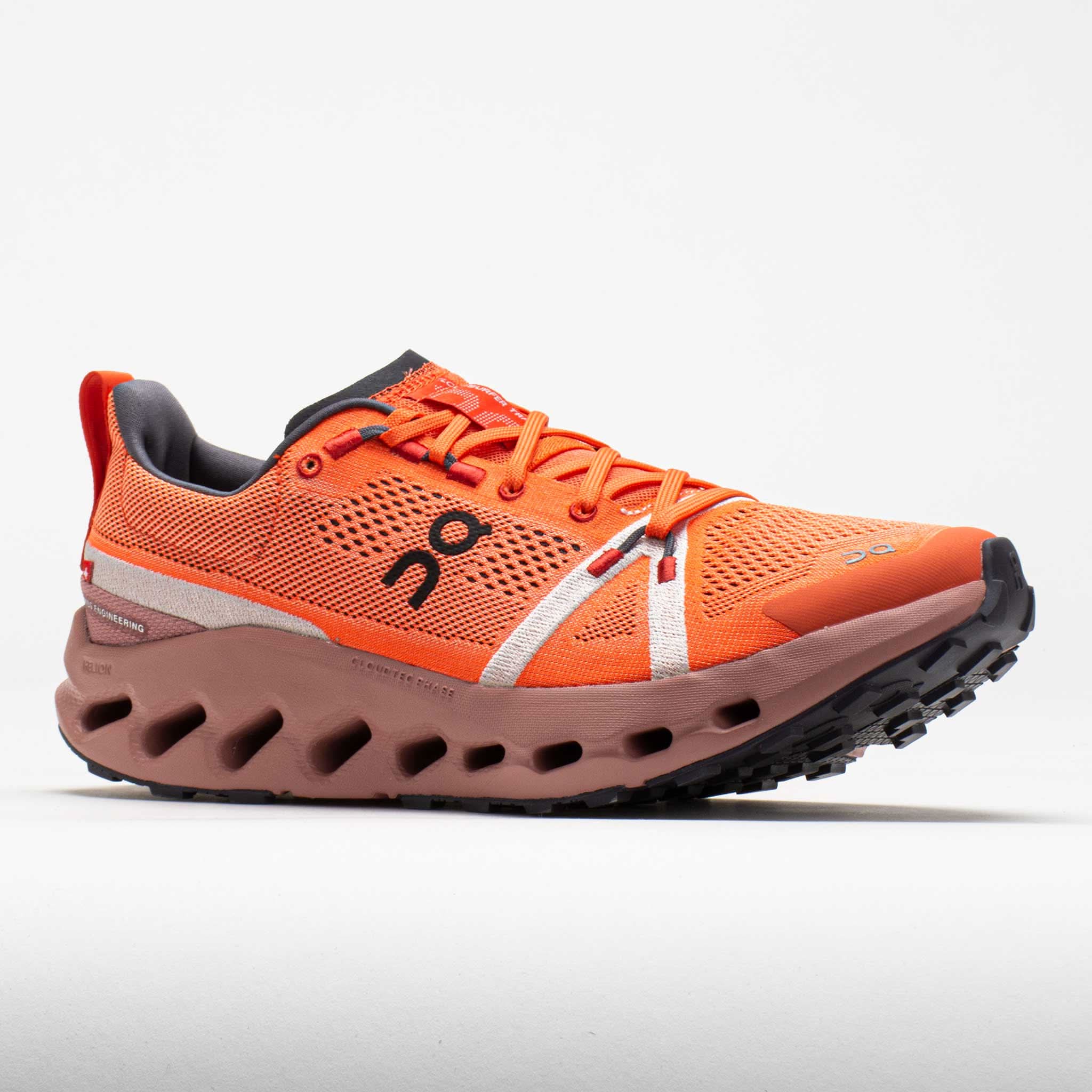 On Cloudsurfer Trail Women's Flame/Dustrose - Onsrunners