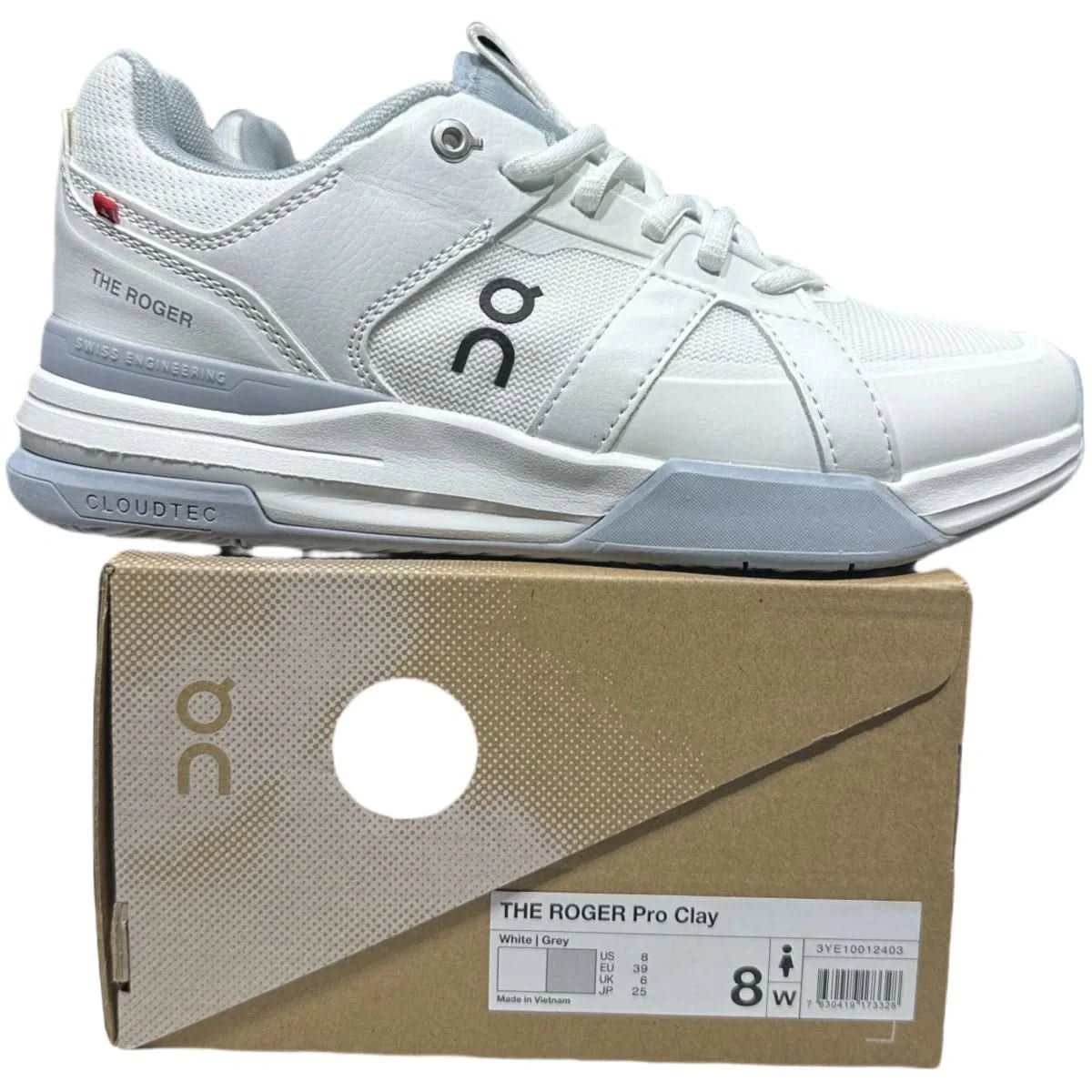 On The Roger Clubhouse Pro Women's White/Gray - Onsrunners