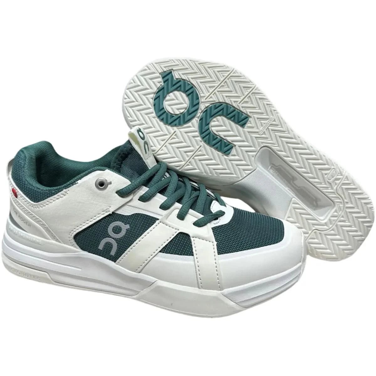 On The Roger Clubhouse Pro Women's White/Green - Onsrunners