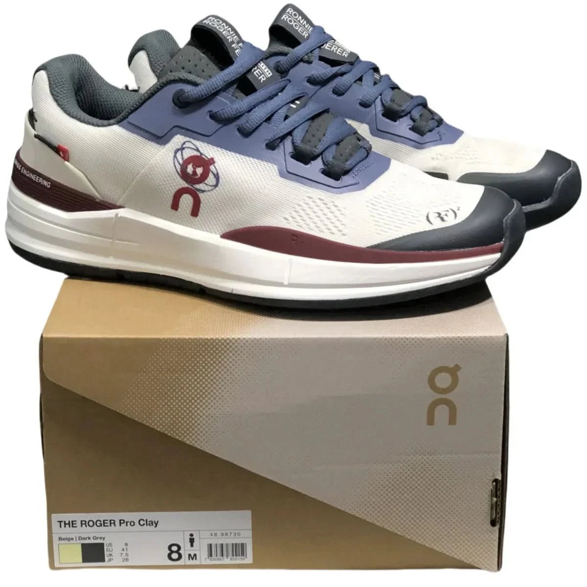 On The Roger Pro Men's Beige/Blue - Onsrunners
