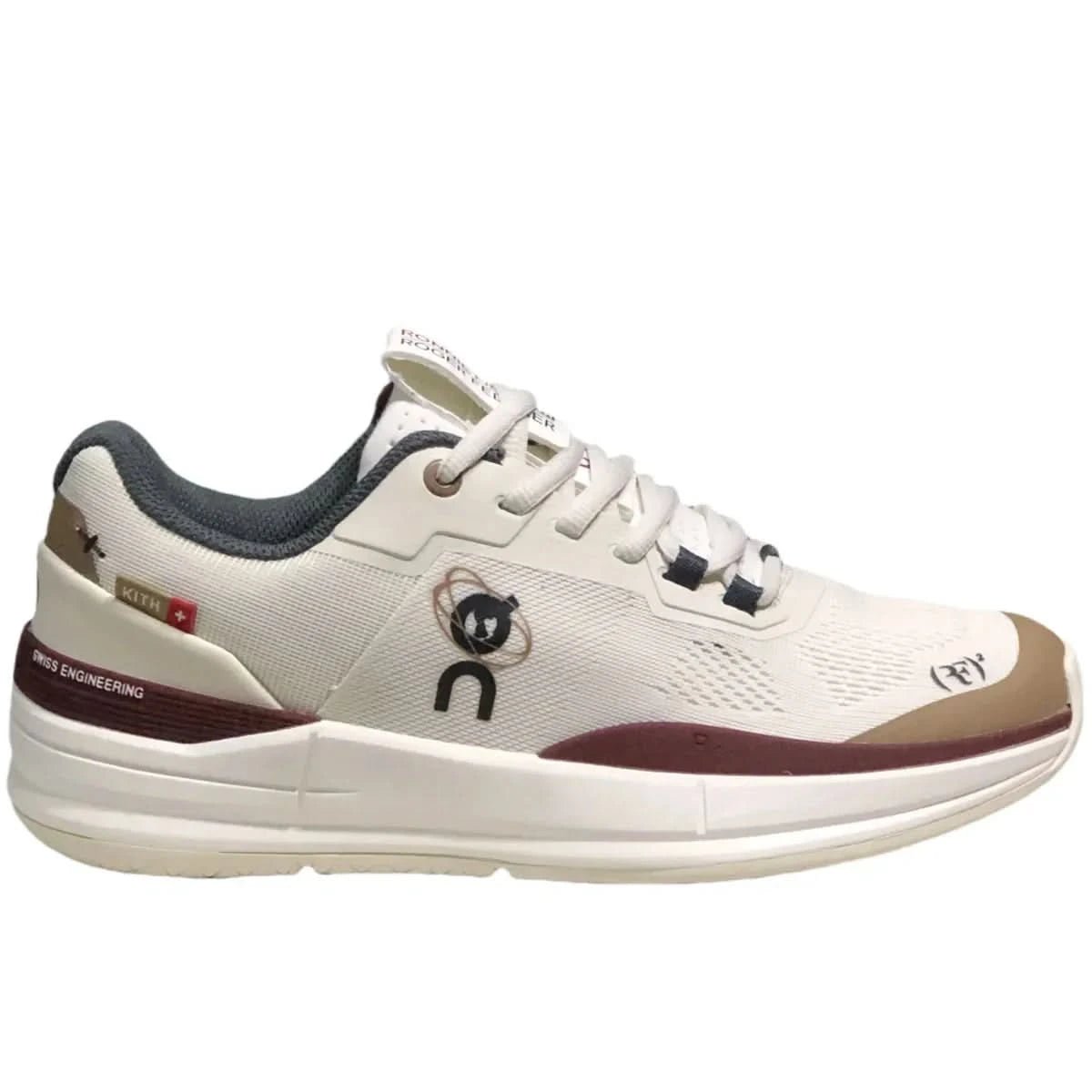 On The Roger Pro Men's Beige/Burgundy - Onsrunners