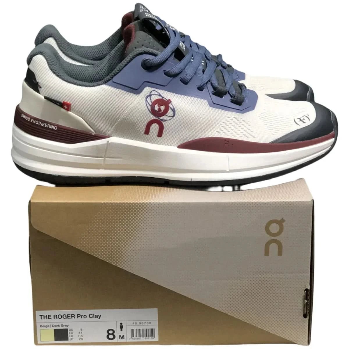 On The Roger Pro Women's Beige/Blue - Onsrunners